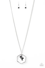 Load image into Gallery viewer, Paparazzi Necklace - Chicly Geocentric - Black
