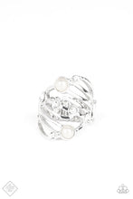 Load image into Gallery viewer, Paparazzi Ring - Dancing Diamonds - White
