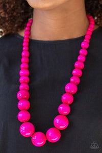 Paparazzi Necklace - Effortlessly Everglades - Pink
