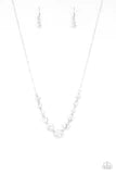 Load image into Gallery viewer, Paparazzi Necklace - Leading Socialite - White
