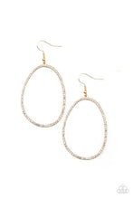 Load image into Gallery viewer, Paparazzi Earring - OVAL-ruled! - Gold
