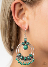 Load image into Gallery viewer, Paparazzi Earring - Palm Breeze - Green
