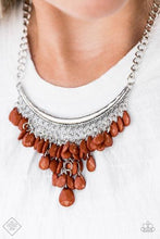Load image into Gallery viewer, Paparazzi Necklace - Rio Rainfall - Brown
