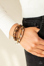 Load image into Gallery viewer, Paparazzi Bracelet - Run the Rapids - Brown
