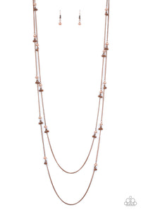 Paparazzi Necklace - Ultrawealthy - Copper